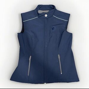 Arista Equestrian Iconic Bit Vest Women’s Large Navy Preppy Equestrian Layer